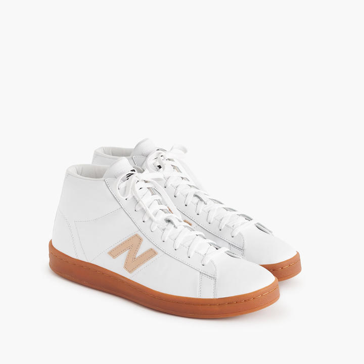 new balance leather high top