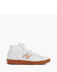 J.Crew New Balance For 891 Leather High Top Sneakers In White