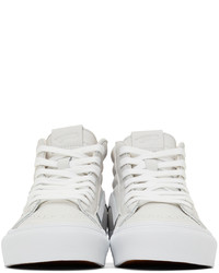 Vans Off White Leather Sk8 Hi Reissue Vlt Lx Sneakers