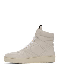 Human Recreational Services Off White Mongoose High Top Sneakers