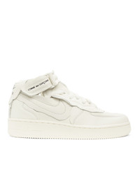 Comme Des Garcons Homme Plus Off White Nike Edition Air Force 1 Mid Sneakers