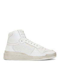 Saint Laurent Off White Used Look Sl24 Sneakers
