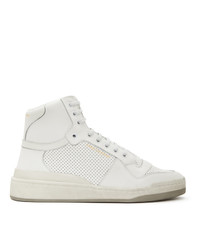 Saint Laurent Off White Used Look Sl24 Sneakers
