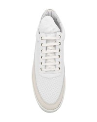 Filling Pieces Panelled Hi Top Sneakers