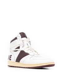 Rhude Panelled High Top Sneakers