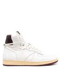 Rhude Panelled High Top Sneakers