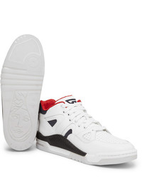Versace Panelled Leather Sneakers
