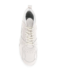 Filling Pieces Perforated Hi Top Sneakers