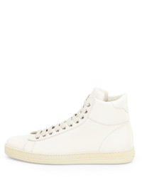 Tom Ford Russel Leather High Top Sneaker