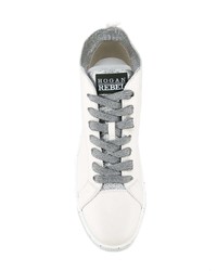 Hogan Rebel Speckled Sole Lace Up Sneakers