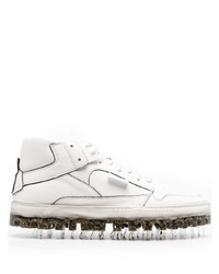 RBRSL RUBBER SOUL Stabilised Camomile Sole Hi Top Sneakers
