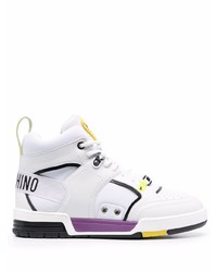 Moschino Streetball Leather Sneakers