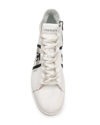 White Premiata Tayl 3479 Sneakers