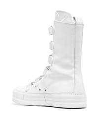 Ann Demeulemeester Touch Strap High Top Sneakers