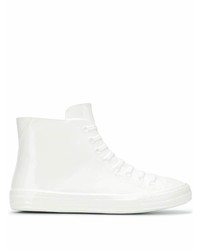 Maison Margiela Varnished High Top Sneakers