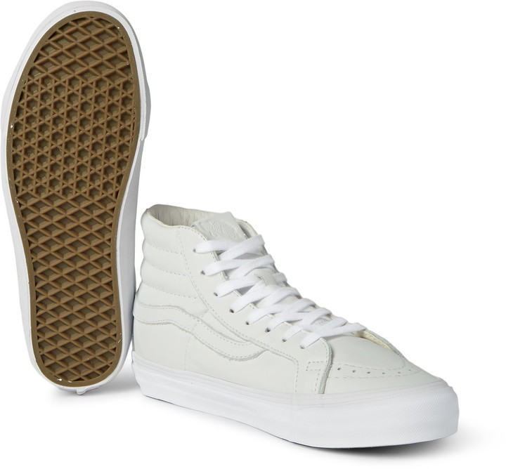 Vans Vault Og Sk8 Hi Lx Leather High Top Sneakers, $110 | MR