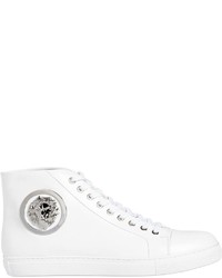 Versus Lion Leather High Top Sneakers