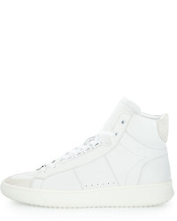 Burberry Walbrook High Top Leather Sneaker White