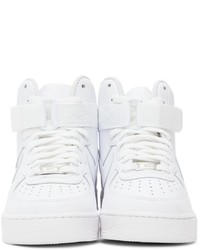 Nike White Air Force 1 High 07 Sneakers