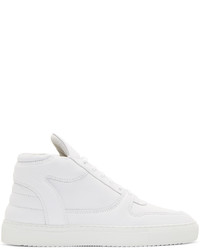 Filling Pieces White Basic Transformed High Top Sneakers