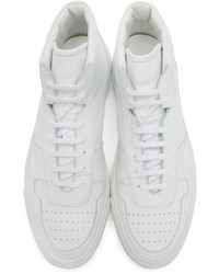 Common Projects White Bball High Top Sneakers
