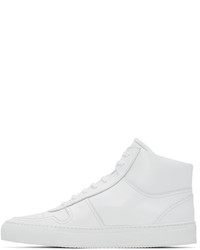 Common Projects White Bball High Top Sneakers