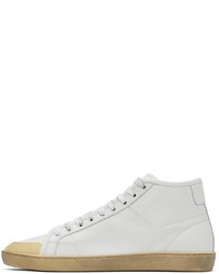 Saint Laurent White Court Classic Sl39 Sneakers
