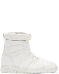 Christian Peau White Cp Mt Zip High Top Sneakers