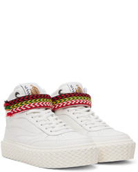 Lanvin White Curbies Sneakers