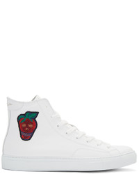 Paul Smith White Destra High Top Sneakers