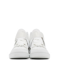 Neil Barrett White Detachable Cuff Sneakers