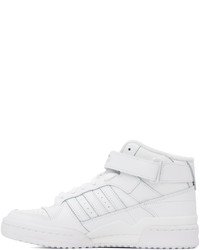 adidas Originals White Forum Sneakers