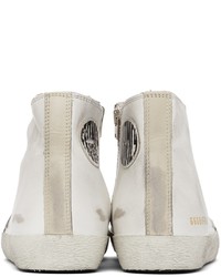 Golden Goose White Francy Classic High Top Sneakers