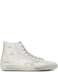 Golden Goose White Francy Classic High Top Sneakers