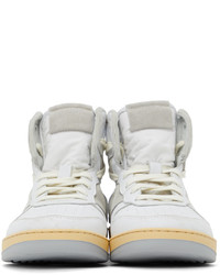 Rhude White Grey Rhecess Hi Sneakers