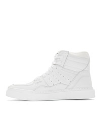 Balmain White Keira Sneakers