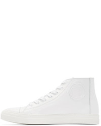 Pierre Hardy White Leather Frisco Sneakers