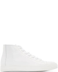 Pierre Hardy White Leather Frisco Sneakers