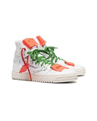 Off-White White Off Court 30 Leather Sneakers
