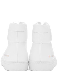 Common Projects White Original Achilles High Top Sneakers