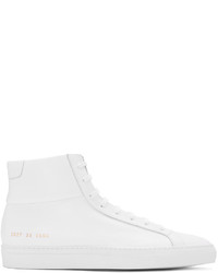 Common Projects White Original Achilles High Top Sneakers