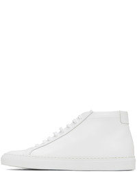 Common Projects White Original Achilles Mid Sneakers