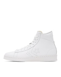 Converse White Pro Leather High Sneakers