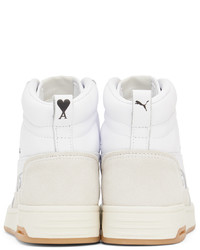 AMI Alexandre Mattiussi White Puma Edition Slipstream Sneakers