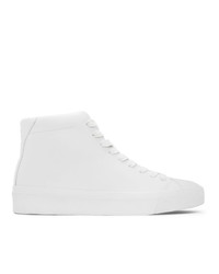 Rag and Bone White Rb1 High Top Sneakers