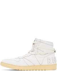 Rhude White Rhecess Hi Sneakers