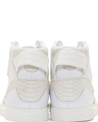 Y-3 White Rydge Ii High Tops