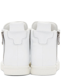 Diesel White S Nentish High Top Sneakers