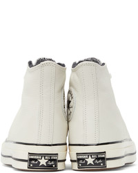 Converse White Sherpa Chuck 70 Hi Sneakers