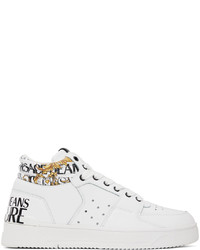 VERSACE JEANS COUTURE White Starlight High Sneakers